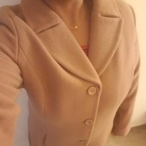 Metro Style Women's Wool Trench Coat